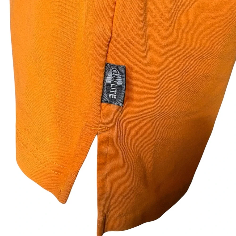Adidas Climalite Men’s Golf Polo Orange Size L